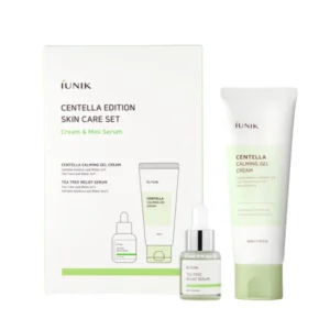 IUNIK CENTELLA EDITION SKINCARE SET (60 ML GEL CREAM + 15 ML SERUM)