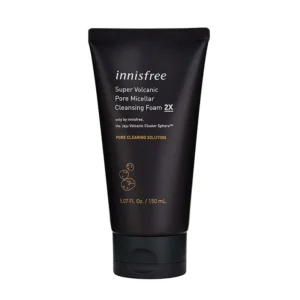 INNISFREE SUPER VOLCANIC PORE MICELLAR CLEANSING FOAM 2X 150G