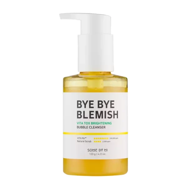 SOME BY MI BYE BYE BLEMISH VITATOX BRIGHTENING BUBBLE CLEANSER 120G