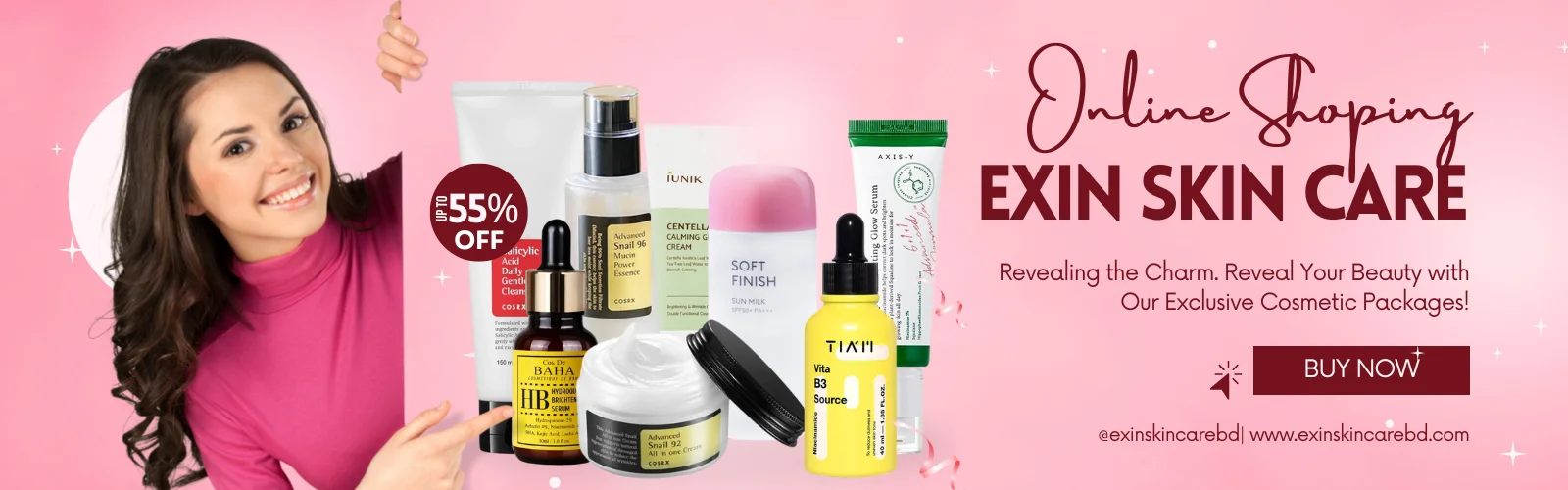 Exin Skincare banner