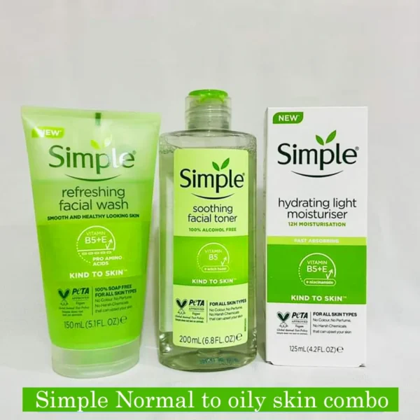 Simple Normal to Oily Skin Combo